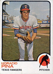 1973 Topps Baseball Cards      138     Horacio Pina